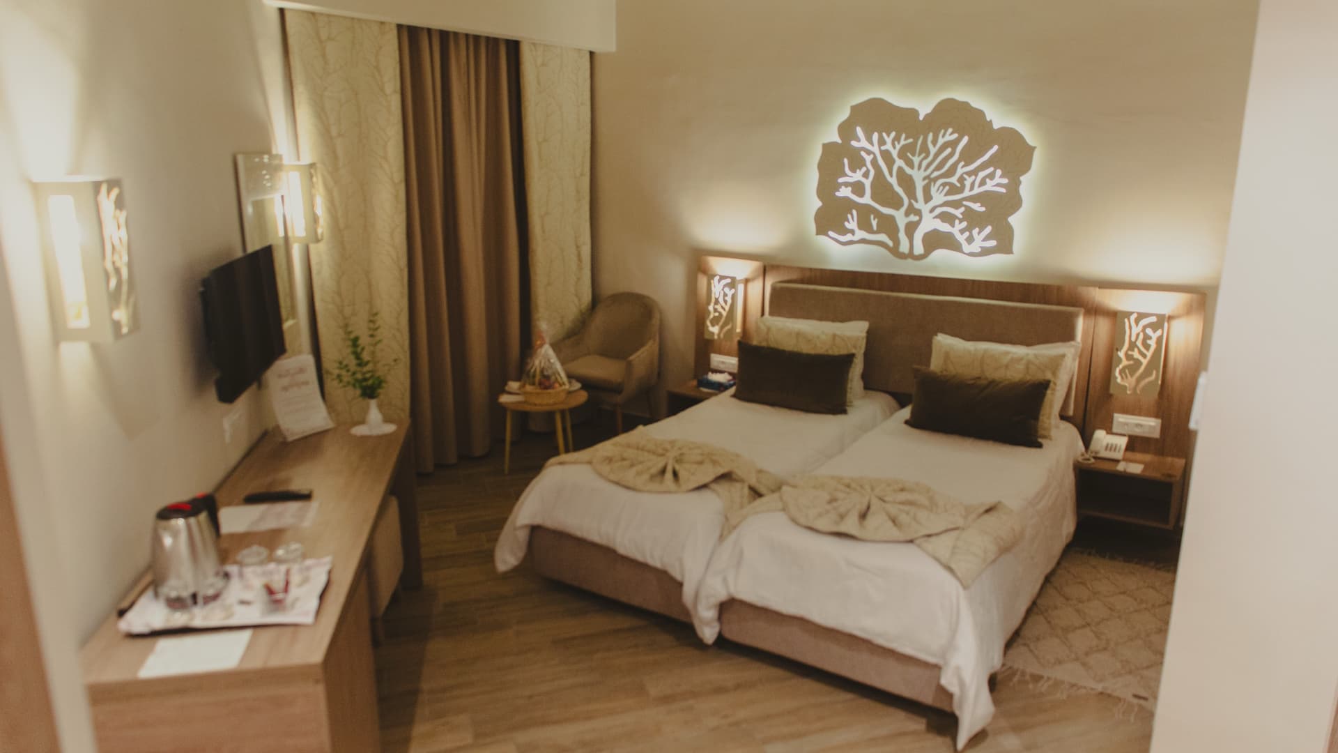 Chambre Double — Lits Séparés